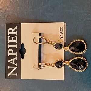 Black Drop Earrings